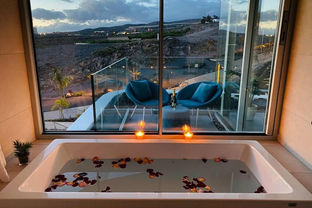 Luxury Villa - New Building With Panoramic Sea View Costa Adeje  Exterior foto